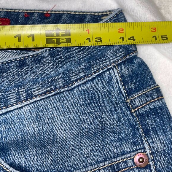Express Jeans Women 28x28 Size 4S MIA Ultra Skinny Blue Denim Pockets - Picture 6 of 12